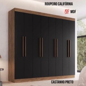 Roupeiro Califórnia 100% MDF
