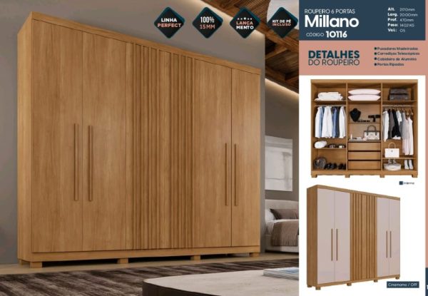 Roupeiro Milano - Imagem 3