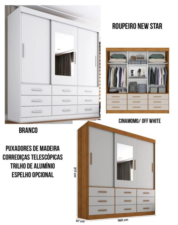 Roupeiro New Star - Imagem 4